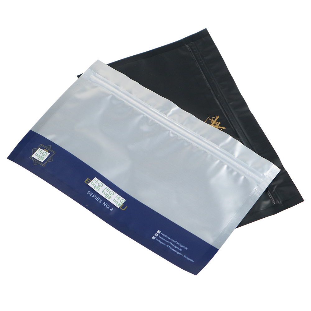 Cheap Three Side Sealed Flat Bags for Tobacco Packaging