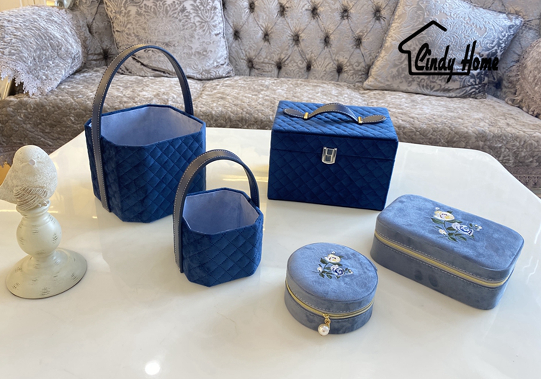 Velvet Jewelry Box