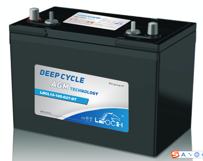 Deep Cycle Battery LDCL12-105-G27-DT