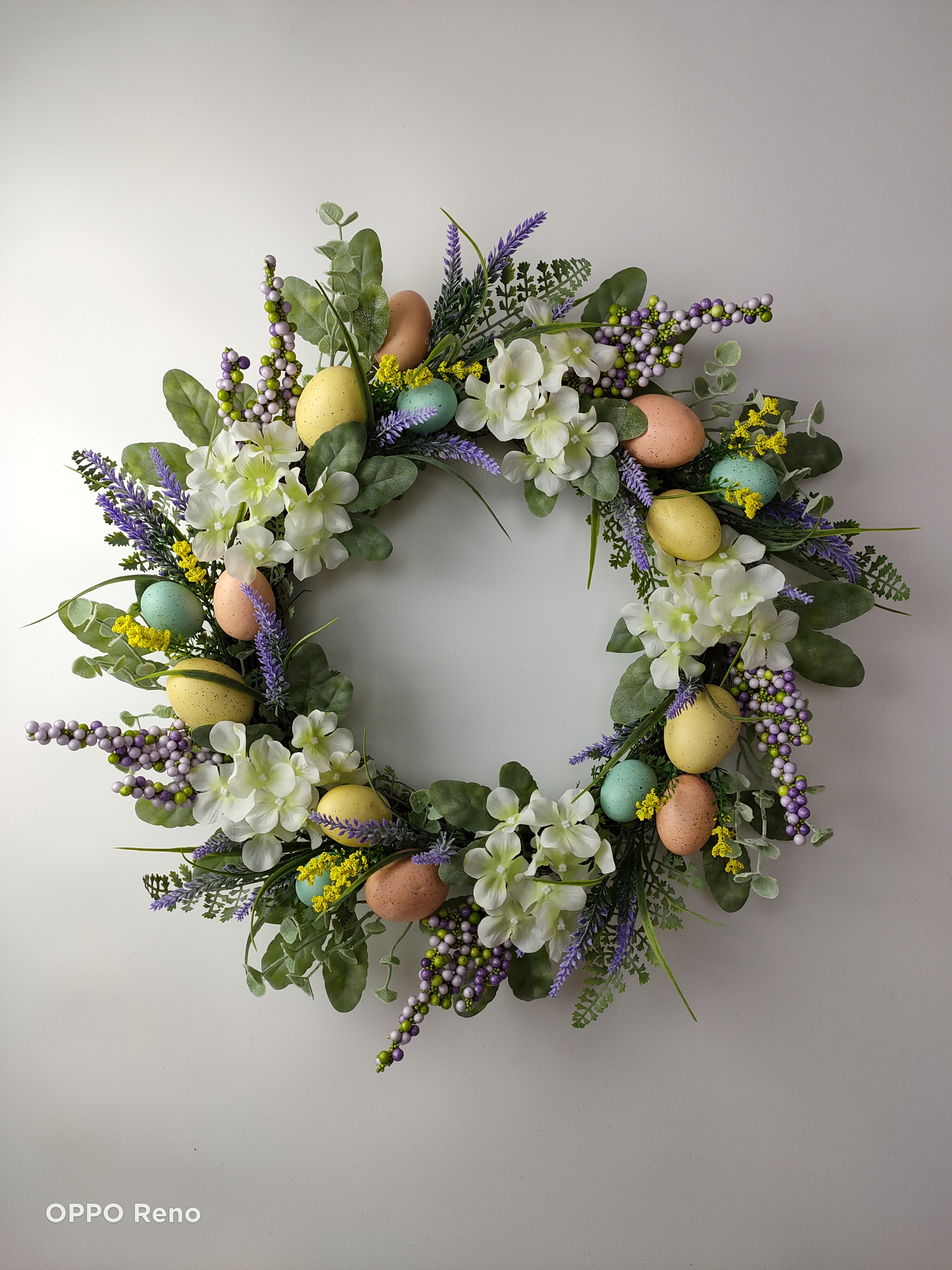 Georgeous decorative easter spring door wreath