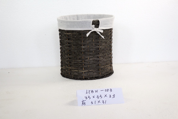 rattan woven storage basket