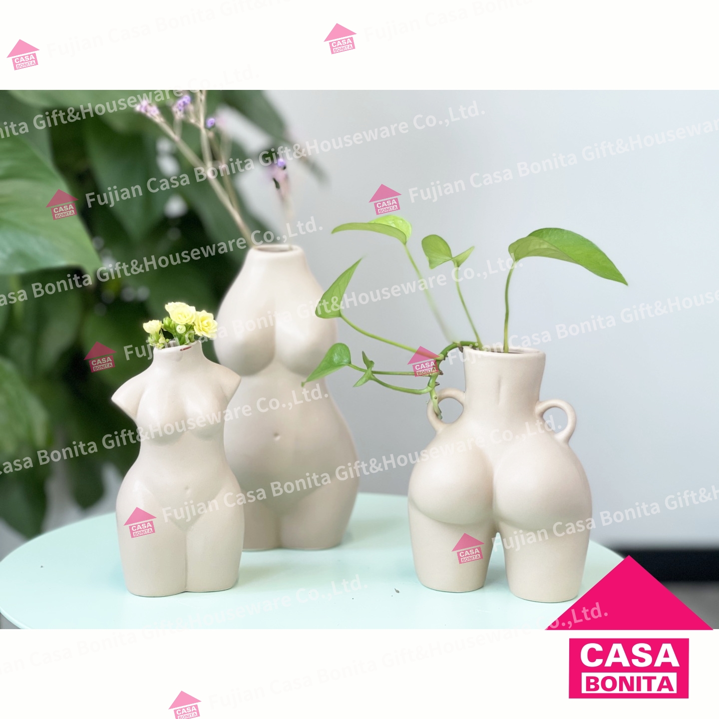 Body shape vase