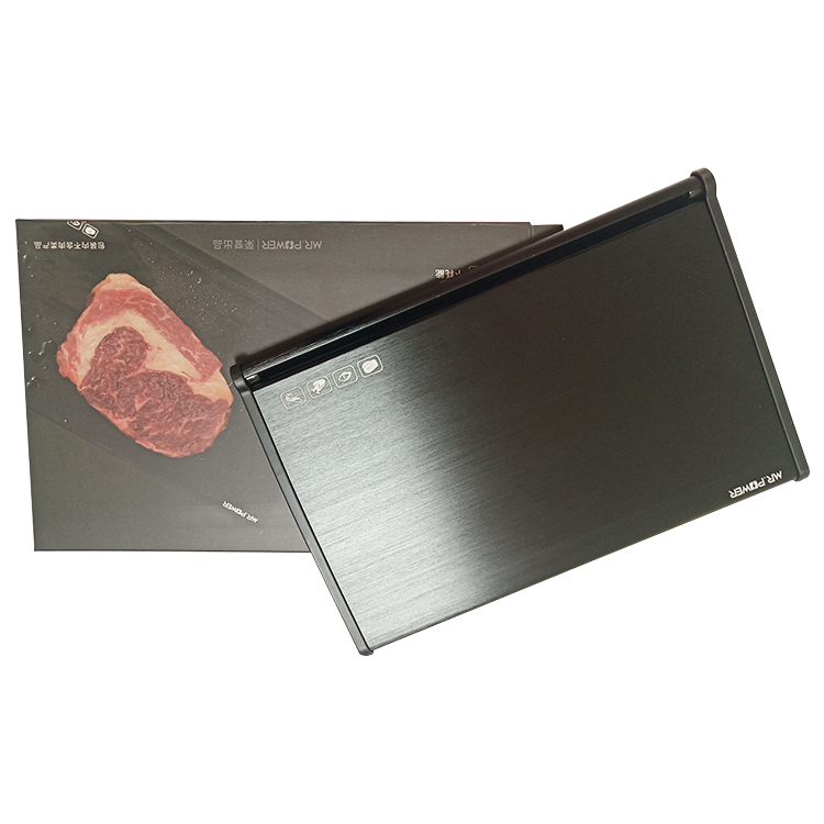 SY Home Kitchen Frozen Food Quick Aluminium Thaw Board Steak Thawed Plate