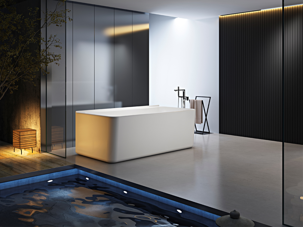 Acrylic bathtub