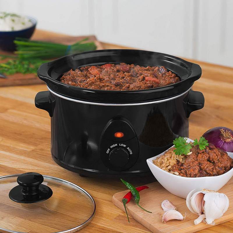 Multi Function Oval Slow Cooker Ceramic Pot 3.5L