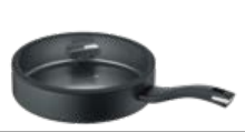 BENRDES Sauté pan with second handle and glass lid (PU 4)