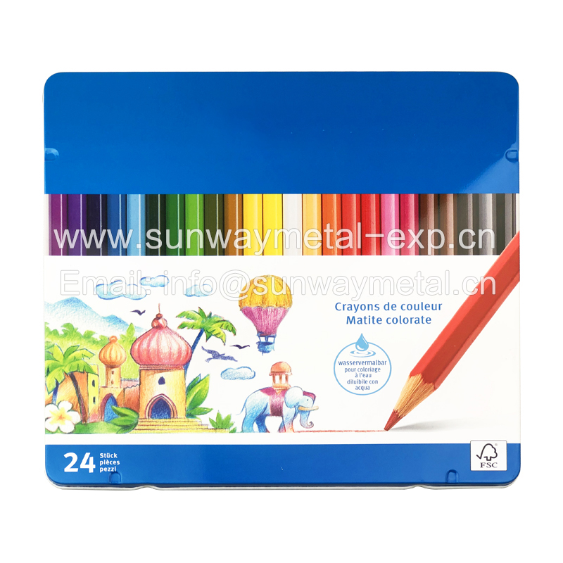 Color pencils/ markers tin box