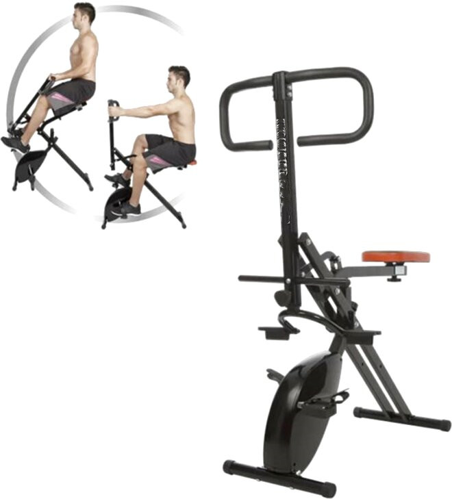 2 in 1 Total Crunch Horse Riding Machine Magnetic Bike Fitness Exercise Cardio Equipment XK-005M
