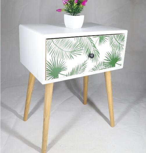 solid wood furniture paulownia wood cabinet living room wood side table