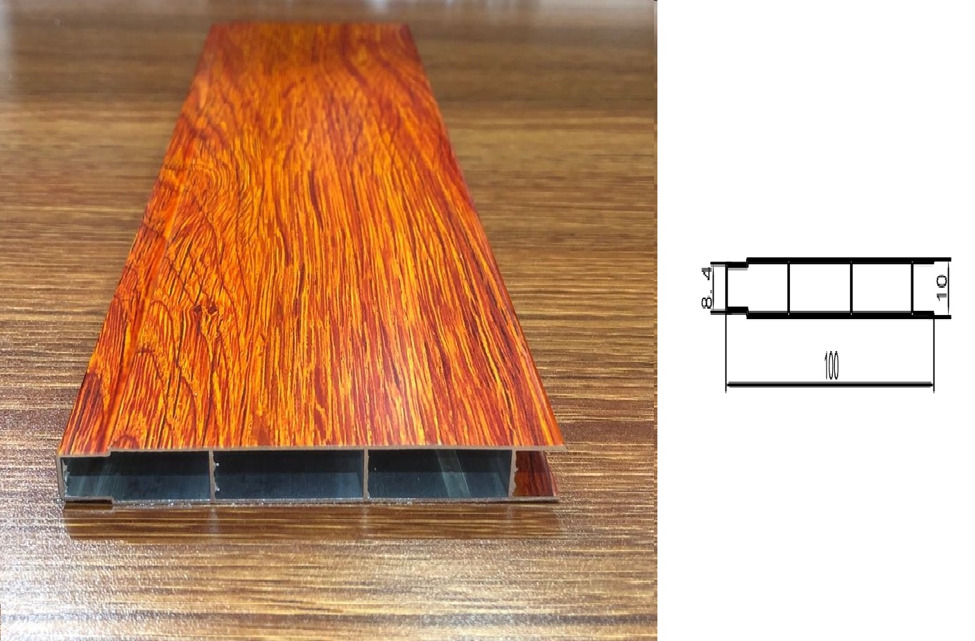 042 6063/T5 Kitchen/Cabinet Aluminum Profile Plate