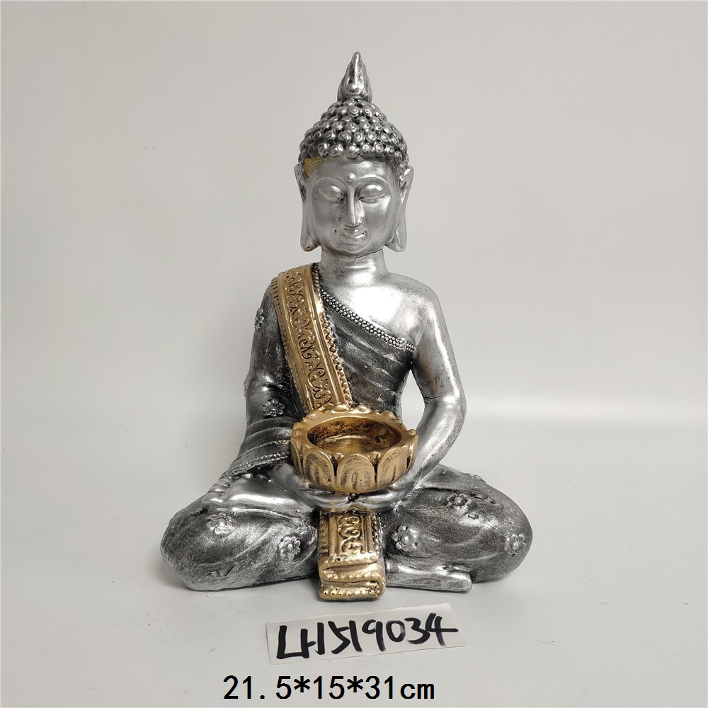 polyresin buddha home decoration zen garden