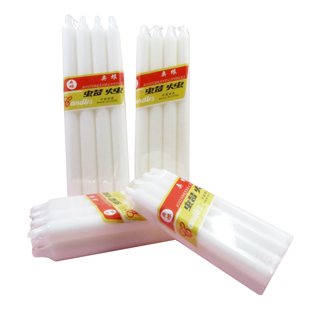 Factory sale Africa Europe flameless household white stick candle