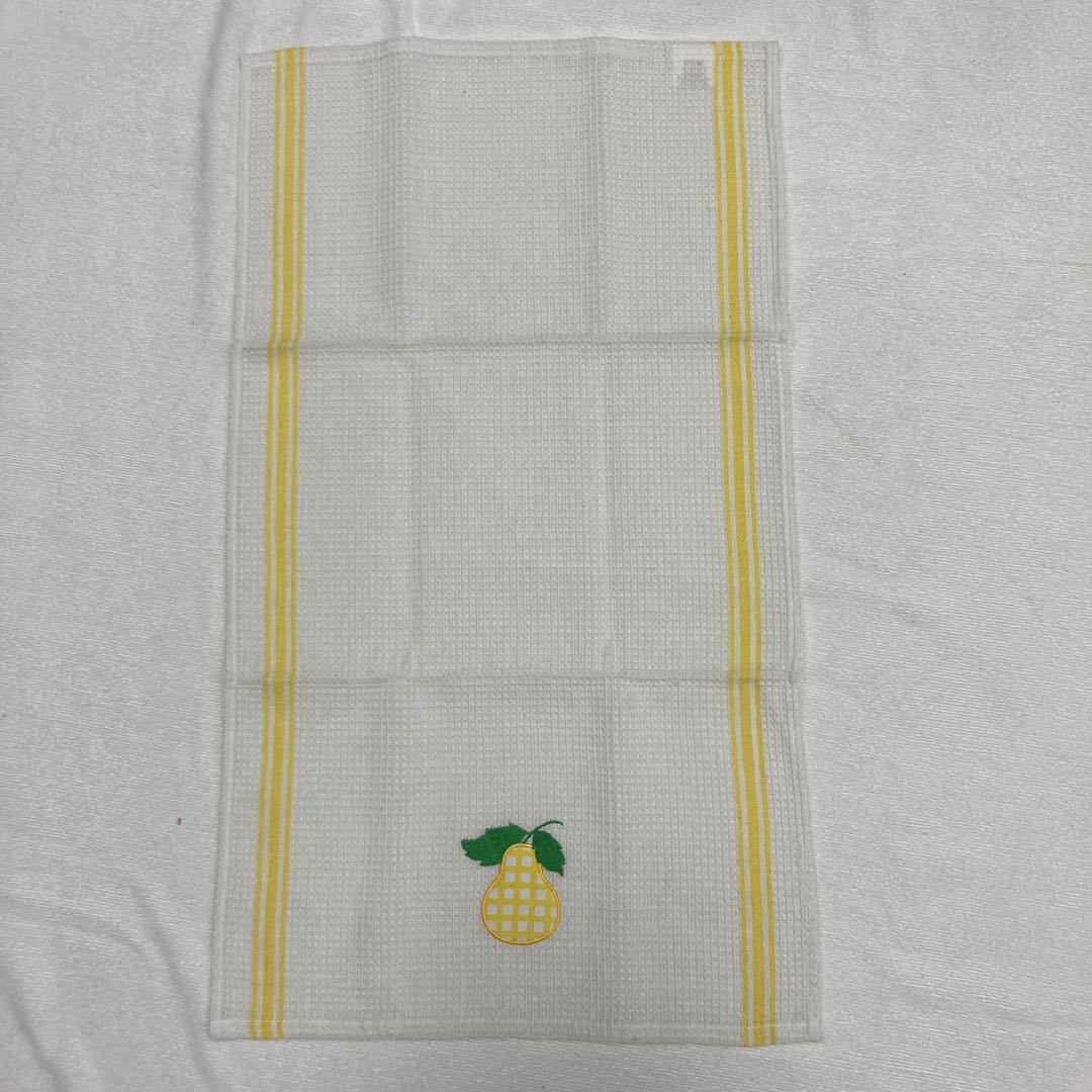 Jacquard waffle kitchen towel