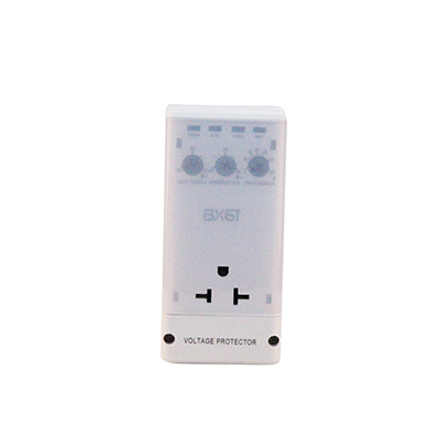 Portable Electrical 3min Or 5s Delay Time Over Under Voltage Protector, Voltage Protector Plug