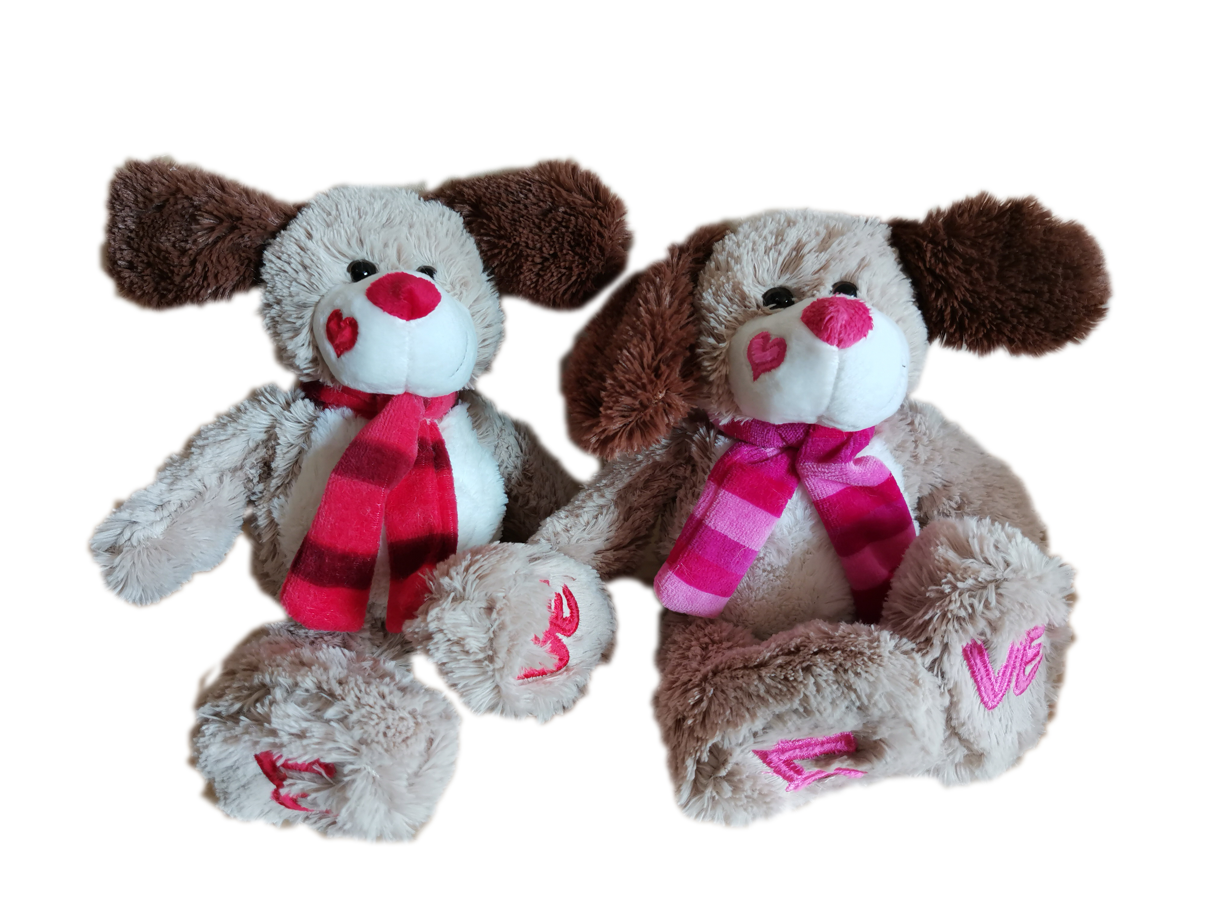 Valentines Plush Dog