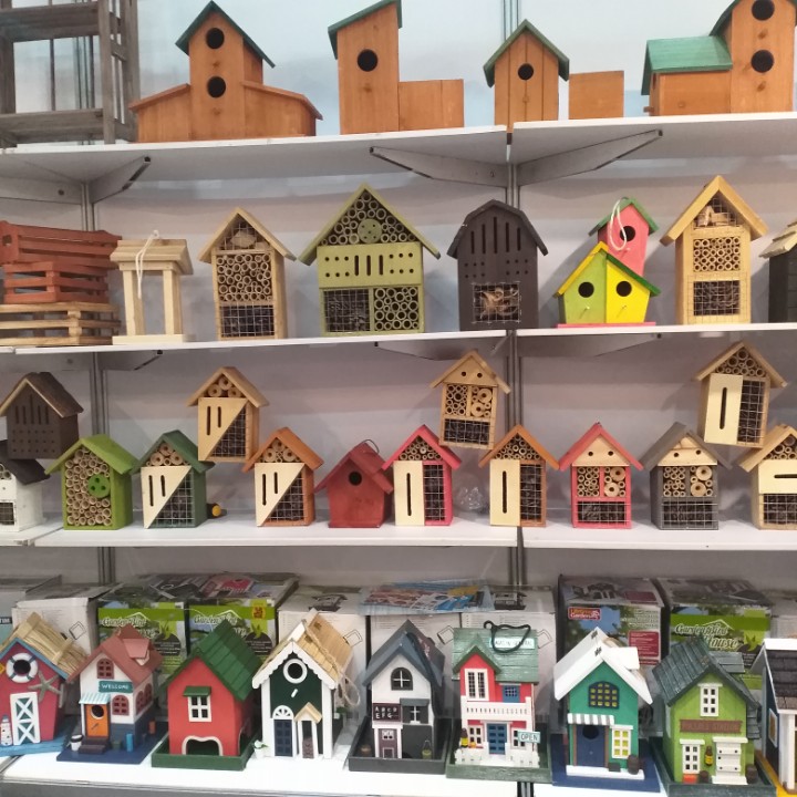 wooden birdhouse