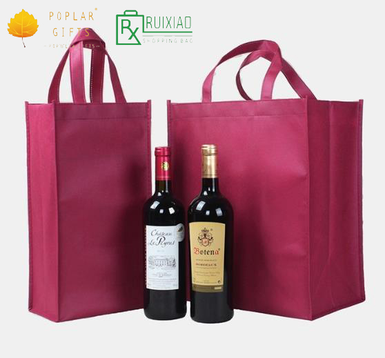 100%polyester non woven wine bottle bag.4 bottles Eco-friendly bottle tote bag.1/2/3/4/6/8/10/12 bottles wine bag