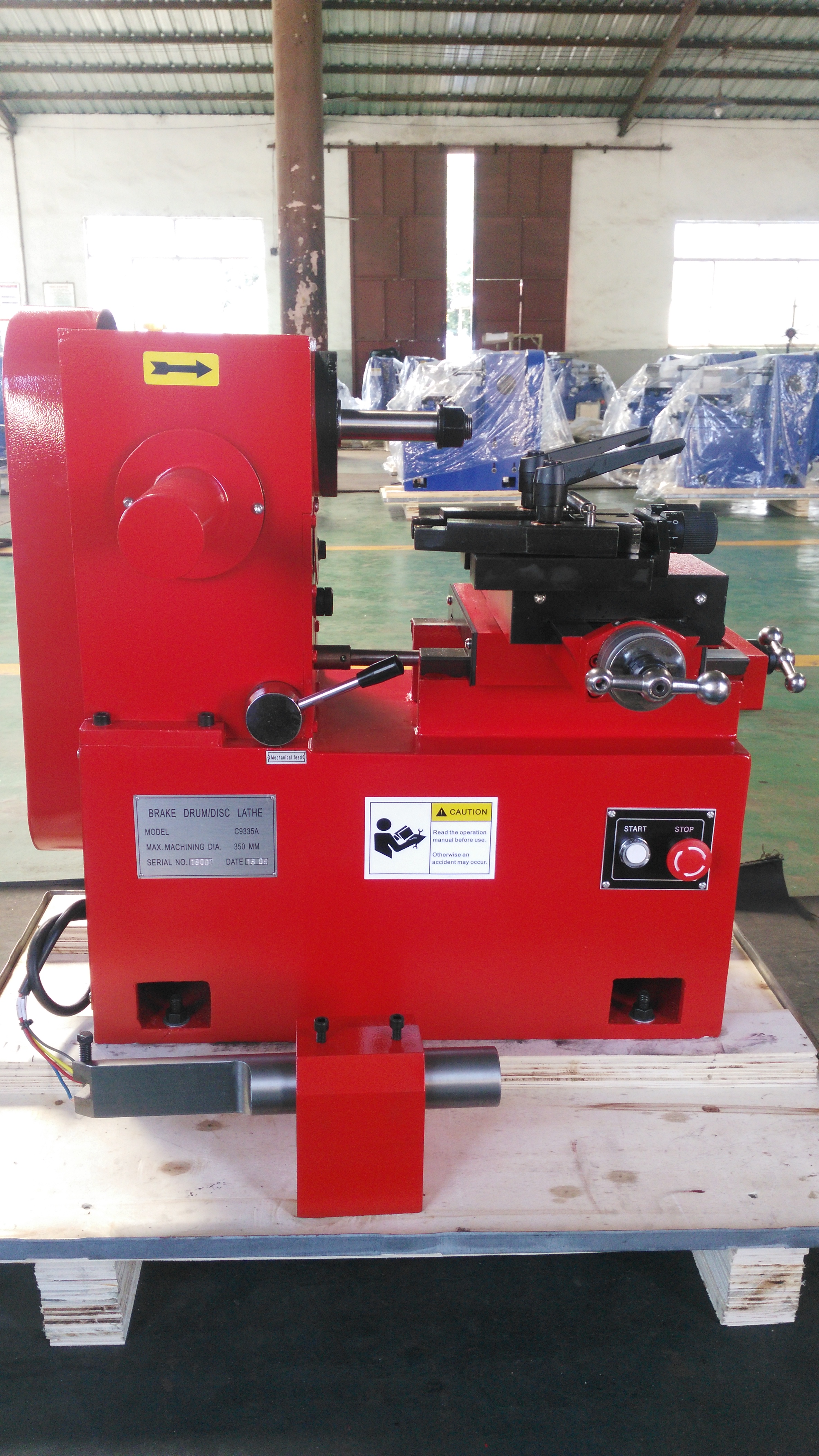 Brake drum/disc lathe