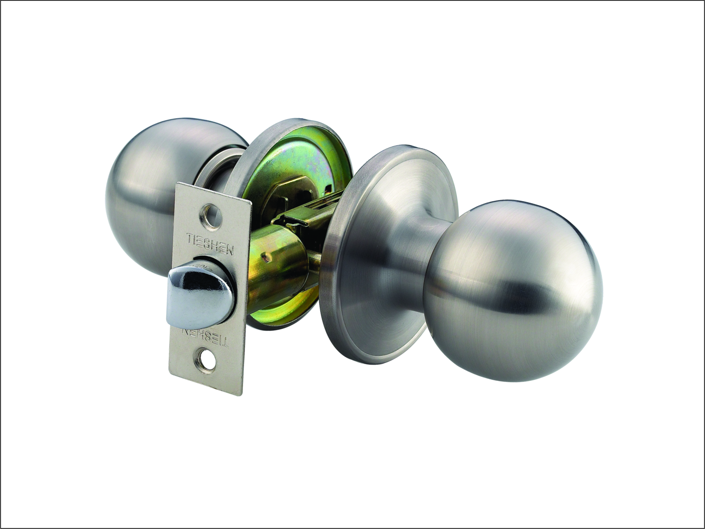Tubular knob lock(passage function)