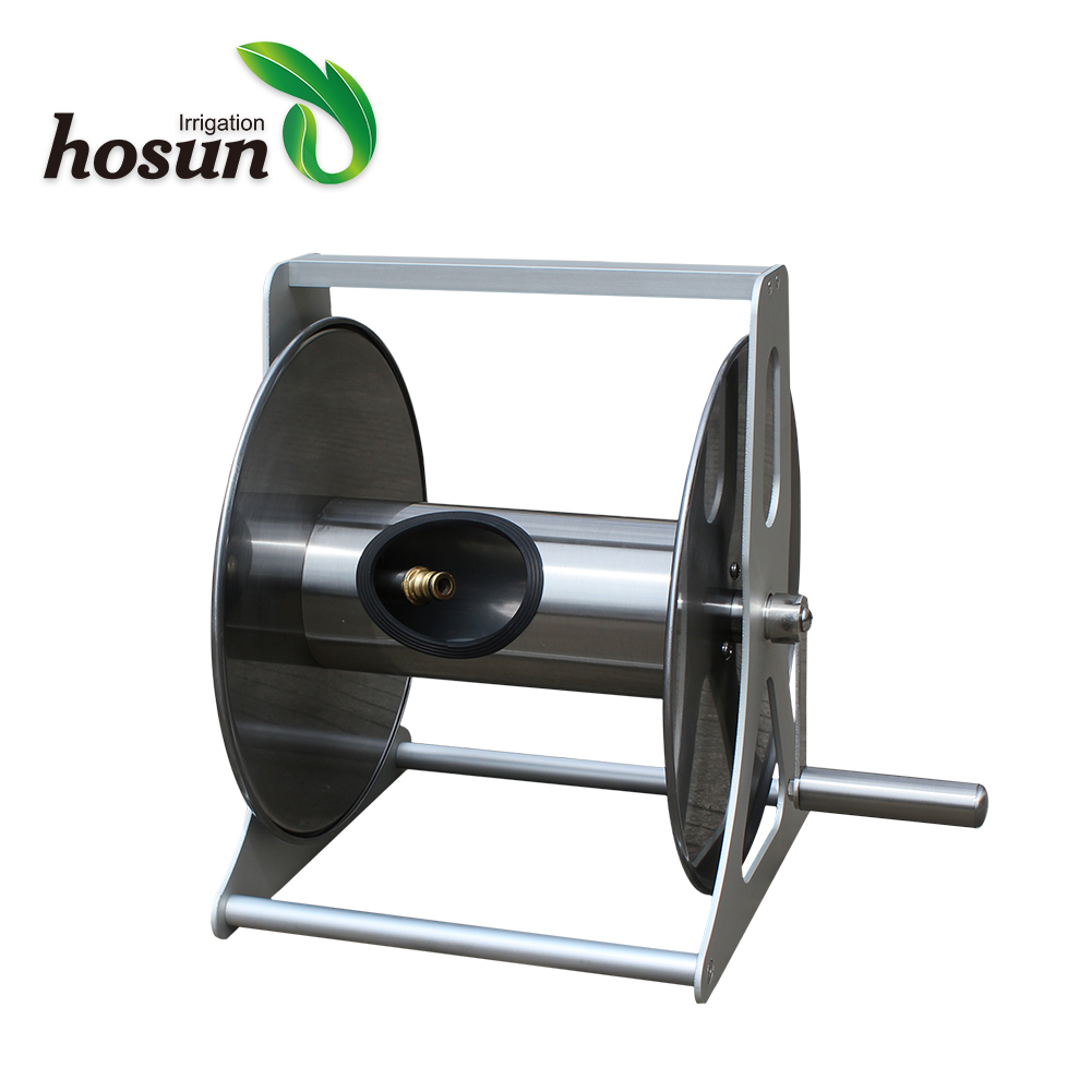 Heavy Duty Wall-Mounted or Hand-Held Sturdy Garden Hose Reel