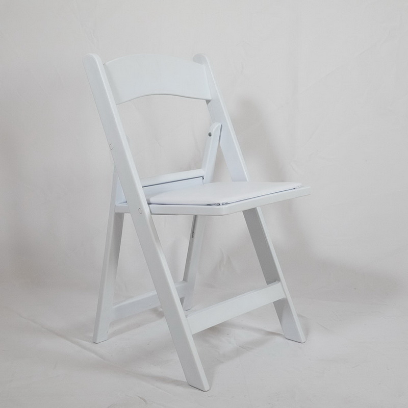 Resin folding chair