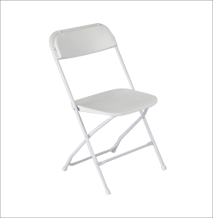 Plastic folding chair