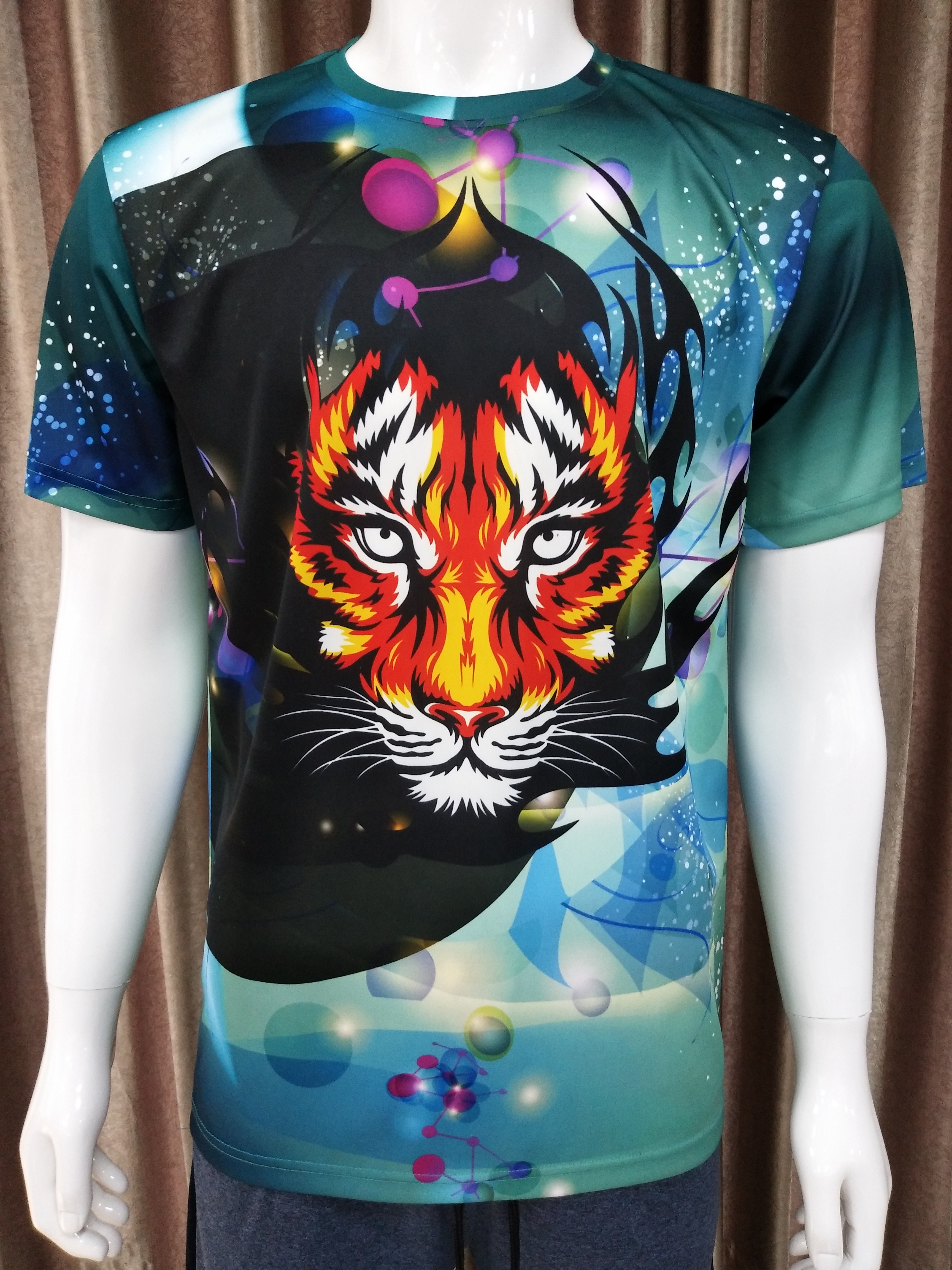 Handsome Mens 3D Printing Tees Shirt Custom Short Sleeve T-Shirt Blouse Tops