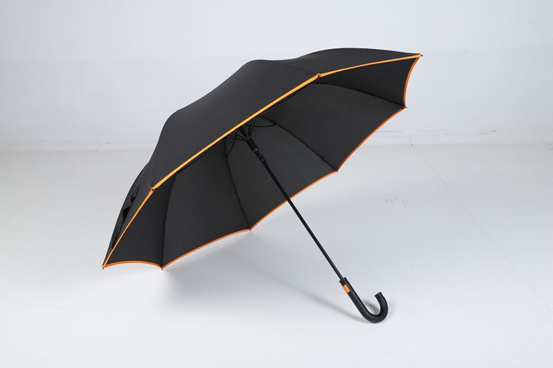25inches 8ribs auto open stick windproof umbrella with logo printing