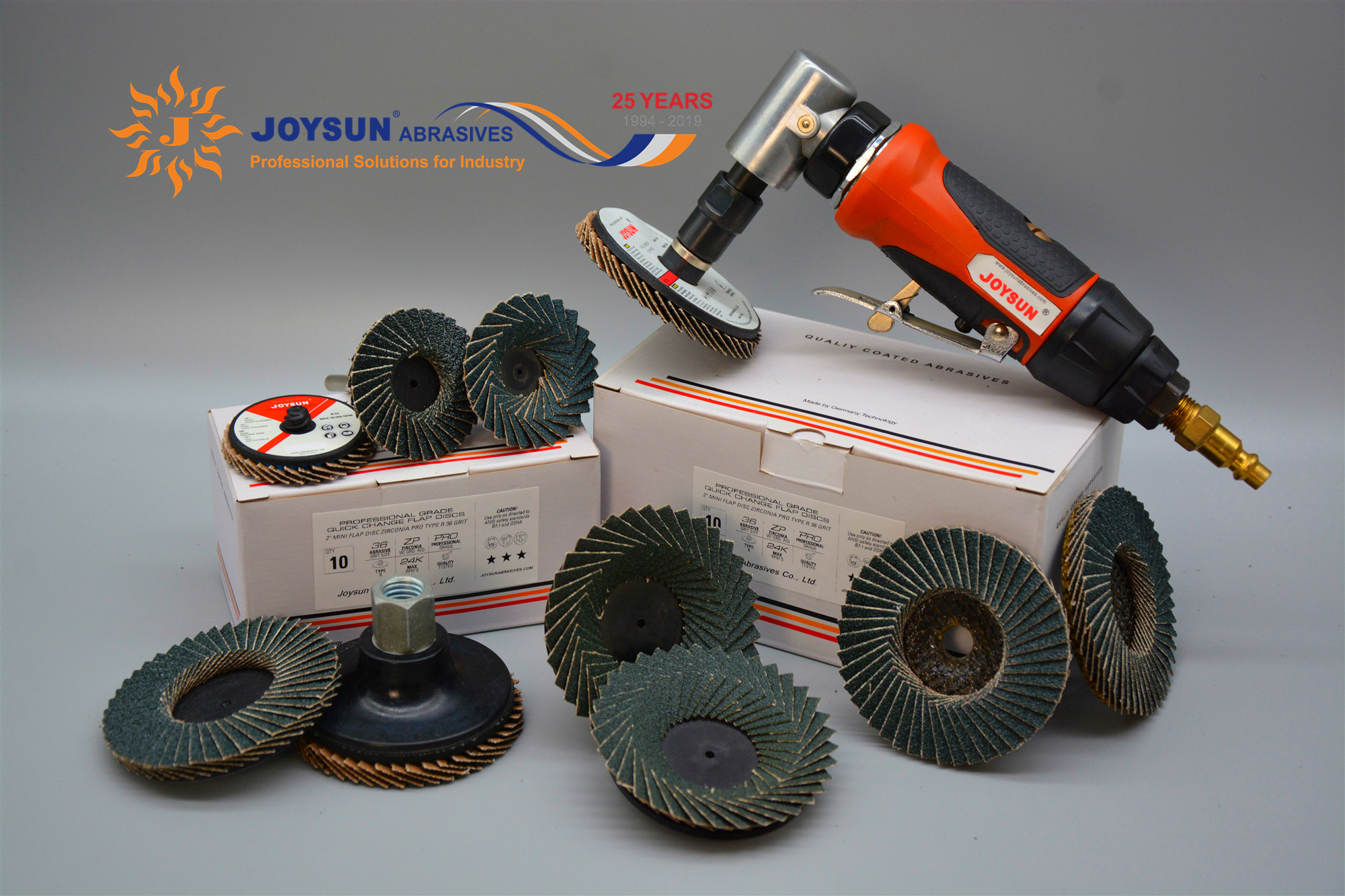 Z686VX Zirconia Roloc Flat Mini Flap Discs