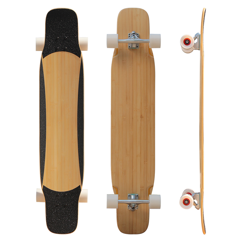 2plies Canadian maple&3 plies bamboo complete dancing longboard(AQ1804)（