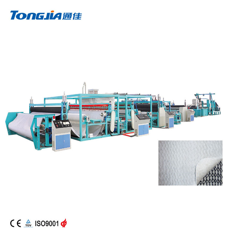 PE 3D Drainage Net Online Compound Production Line