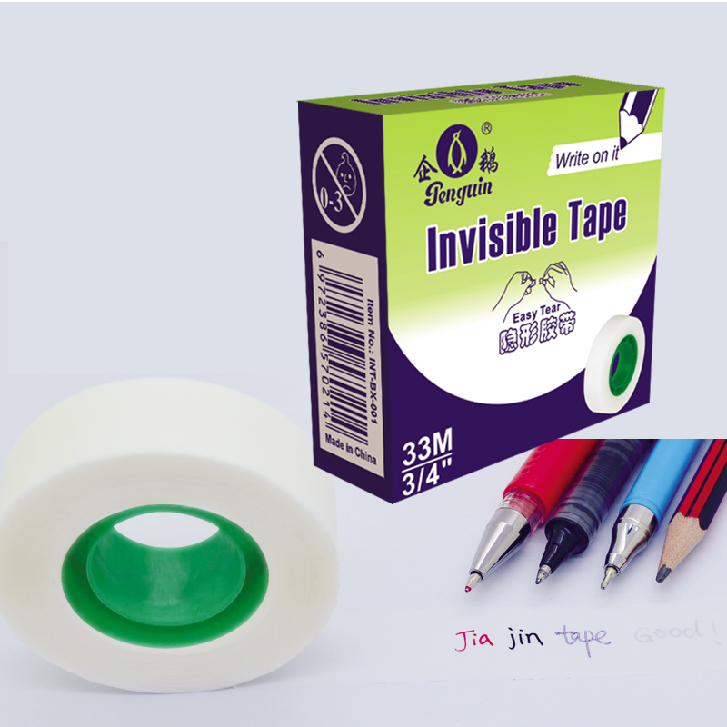 Invisible tape writable easy tear 33m individual box (BX-001)