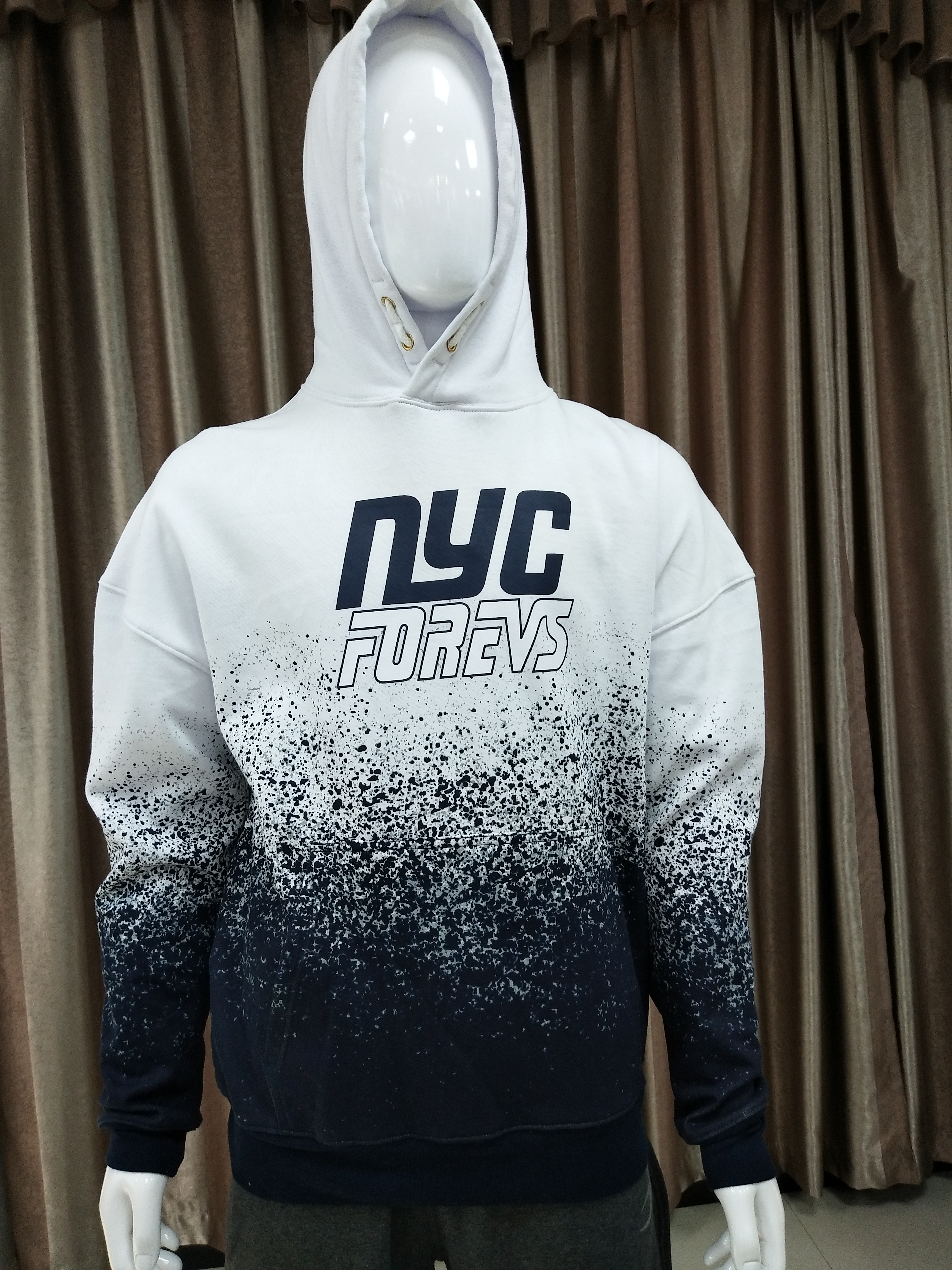 Men's Hoodie tie dye with sublimation print