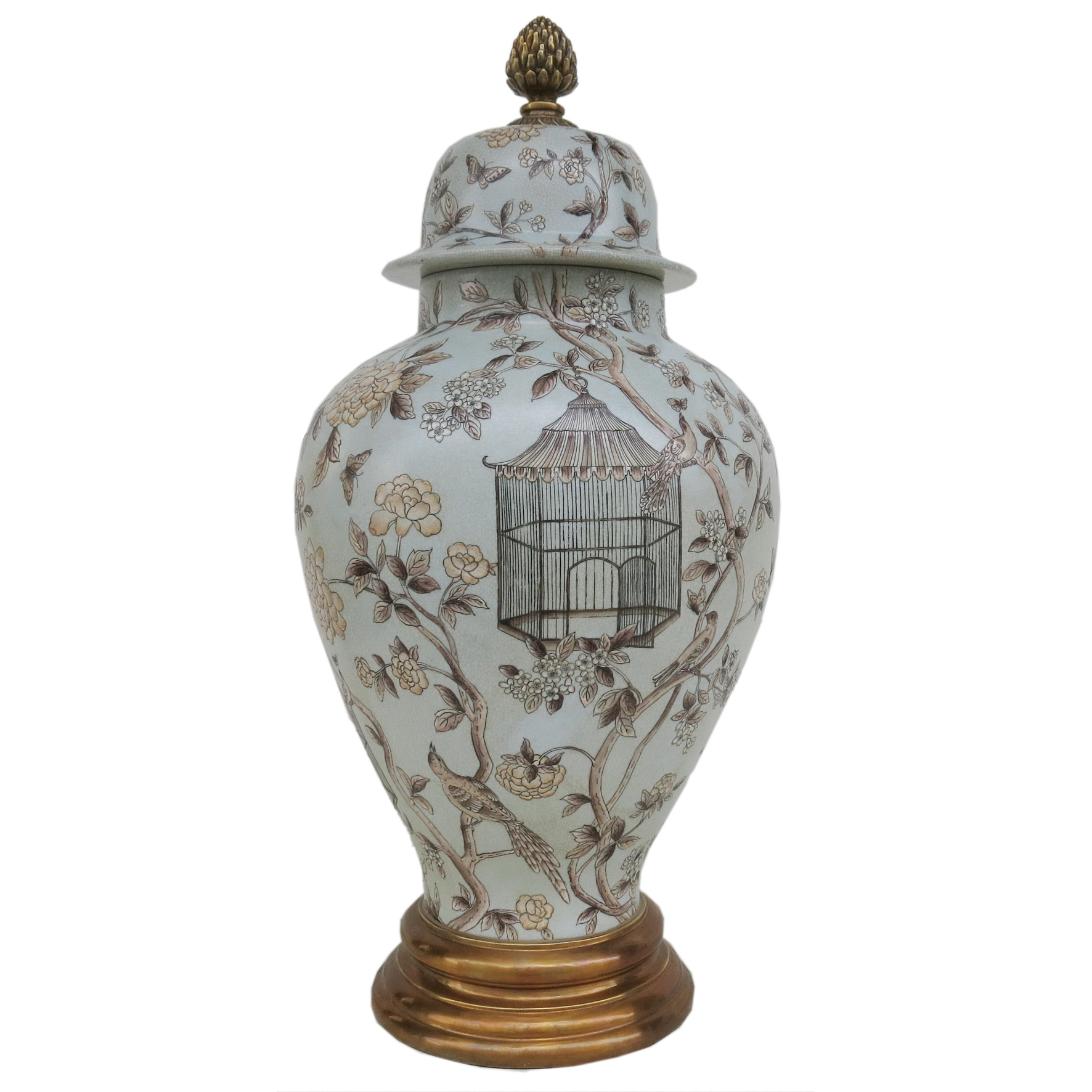 Luxury Antique Bronze Porcelain Home Decoration Jar