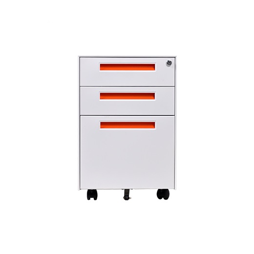 3 Drawer Metal Pedestal