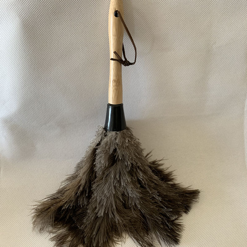 Small ostrich feather duster with bamboo handle(1616)