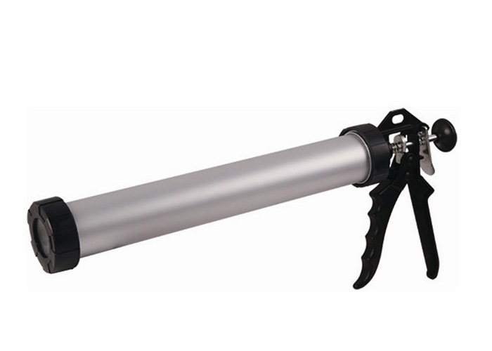 Aluminium tube caulking gun