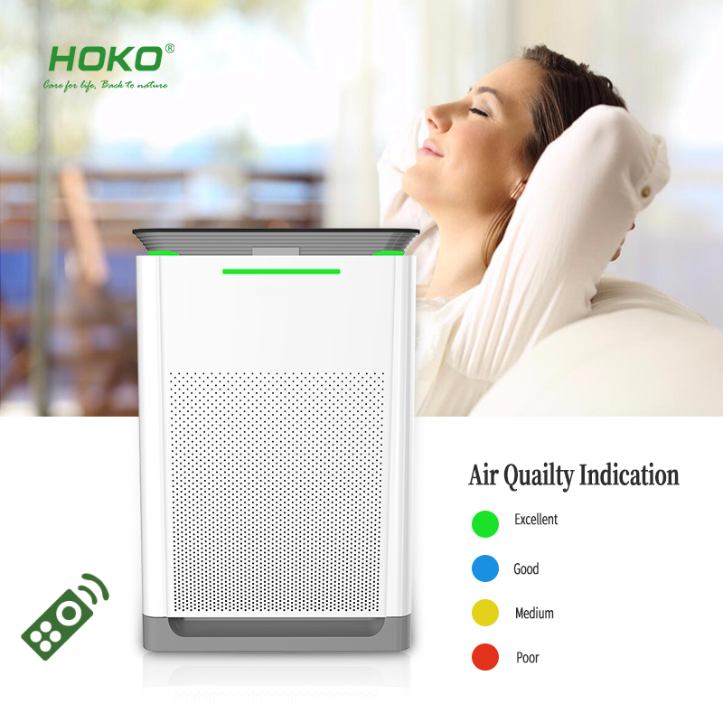 CE Negative Ion Tuya HEPA Filter HOKO Humidifier Air Purifier With WIFI Control And UV Lamp Optional