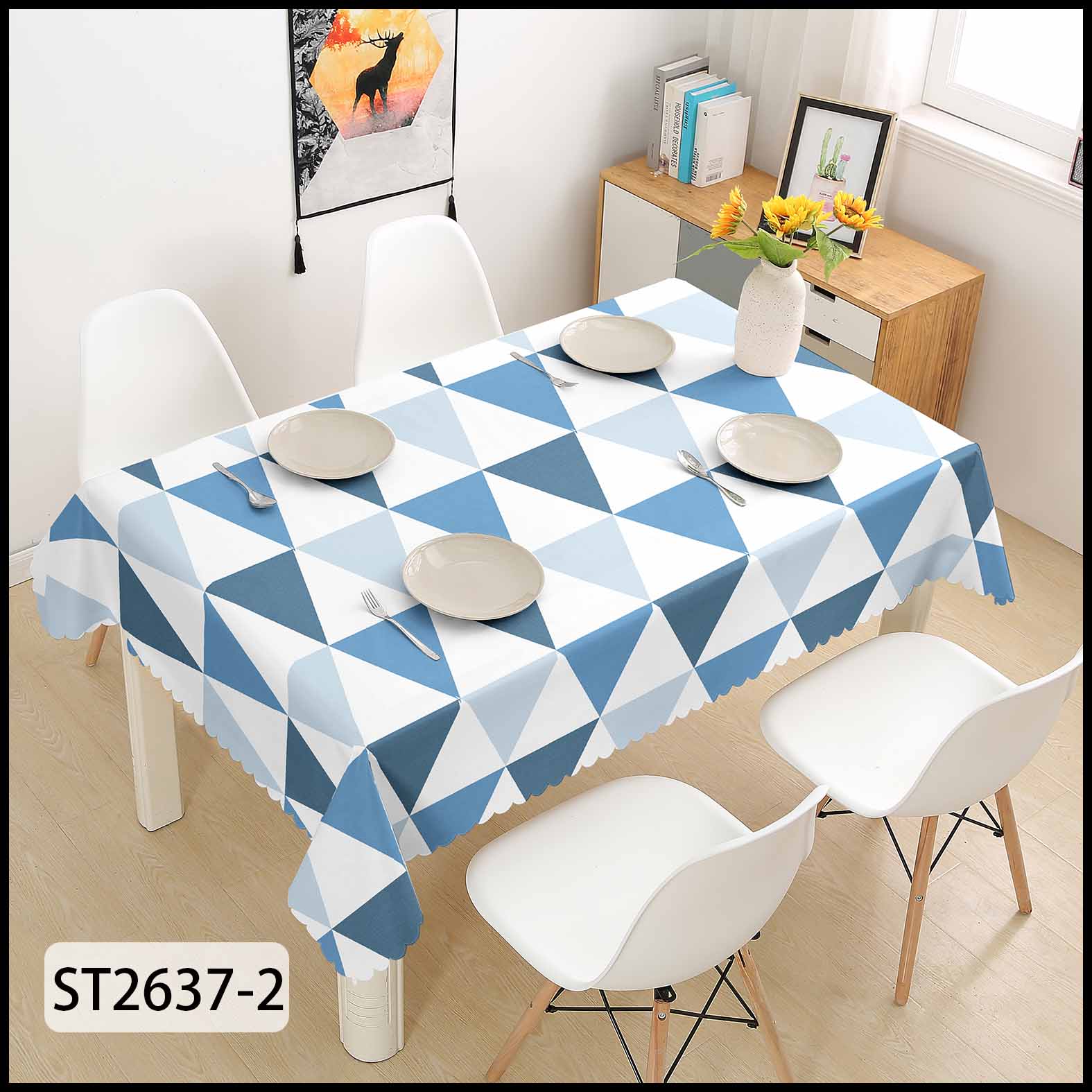 PVC transfer printing tablecloth