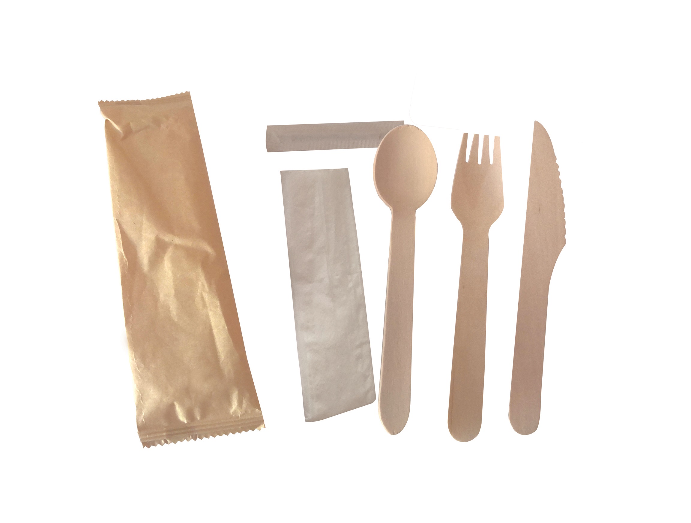 Knife Fork Spoon Toothpicks Napkin Paper Set