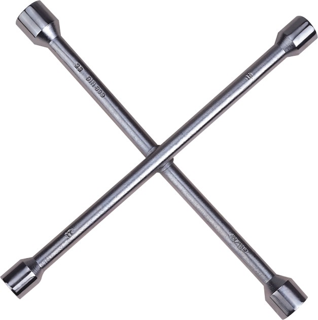 Cross Rim Wrench Chrome Plated