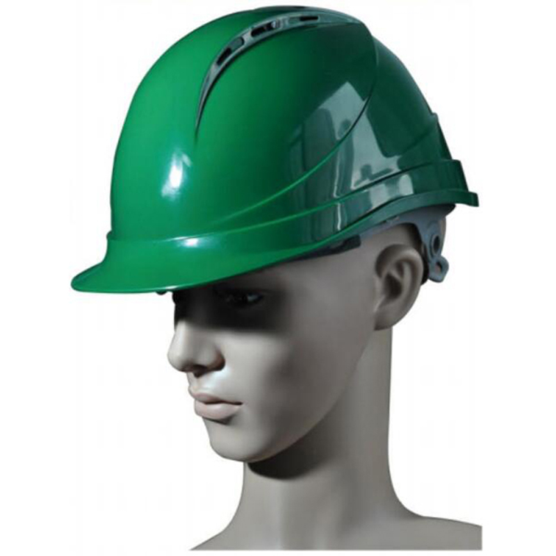 High Quality ABS Safety Helmet With Closable Vent Holes on Back & Both Sides.