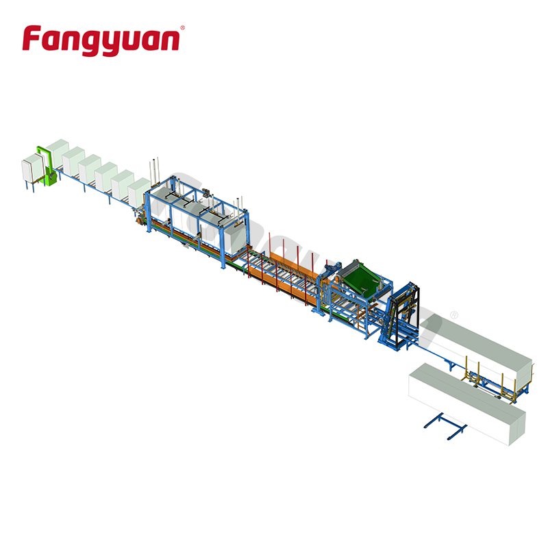 Fangyuan customizable fully automatic polystyrene hotwire eps foam cutting machine continuous cutting line