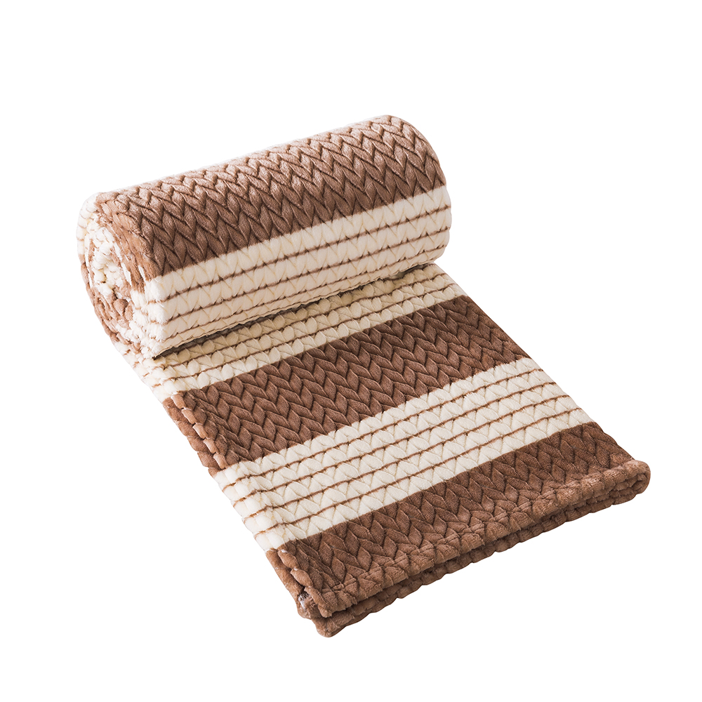 Printed&Jacquard Flannel Fleece Blanket