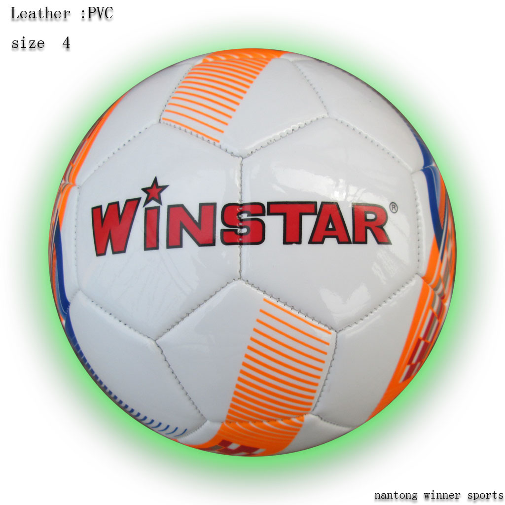 Machine Sewn PVC Soccer Size 4