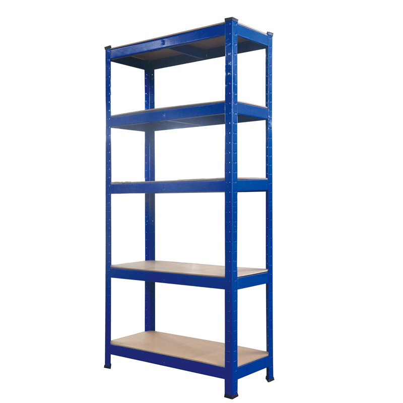 Storage metal powder coated display shelving rack