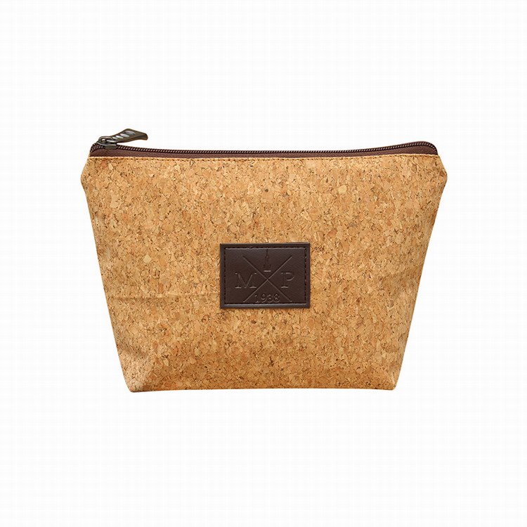 Fashion cork cosmetic bag and wash bag