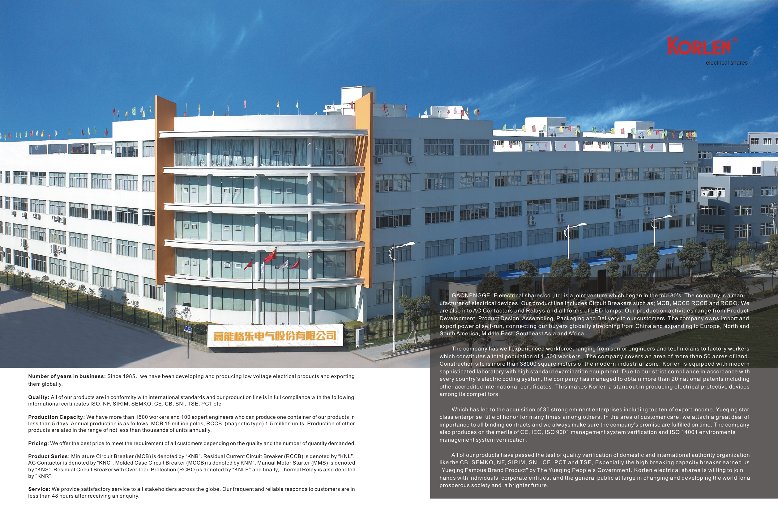 Wenzhou Gaoneng Electric Co., Ltd. – Leakage protection switch 1