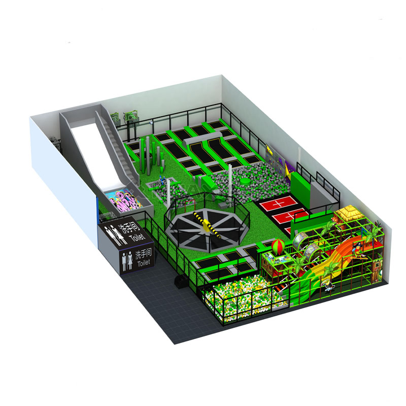 Vasia Commercial Kids Play Trampoline Equipment Indoor