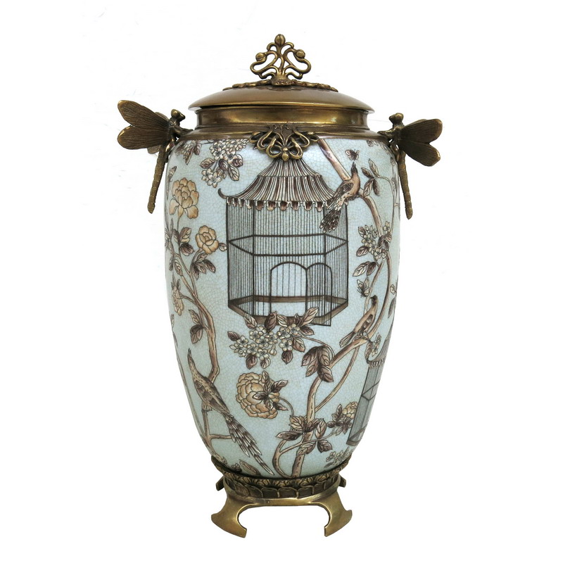 Luxury Antique Bronze Porcelain Home Decoration Box